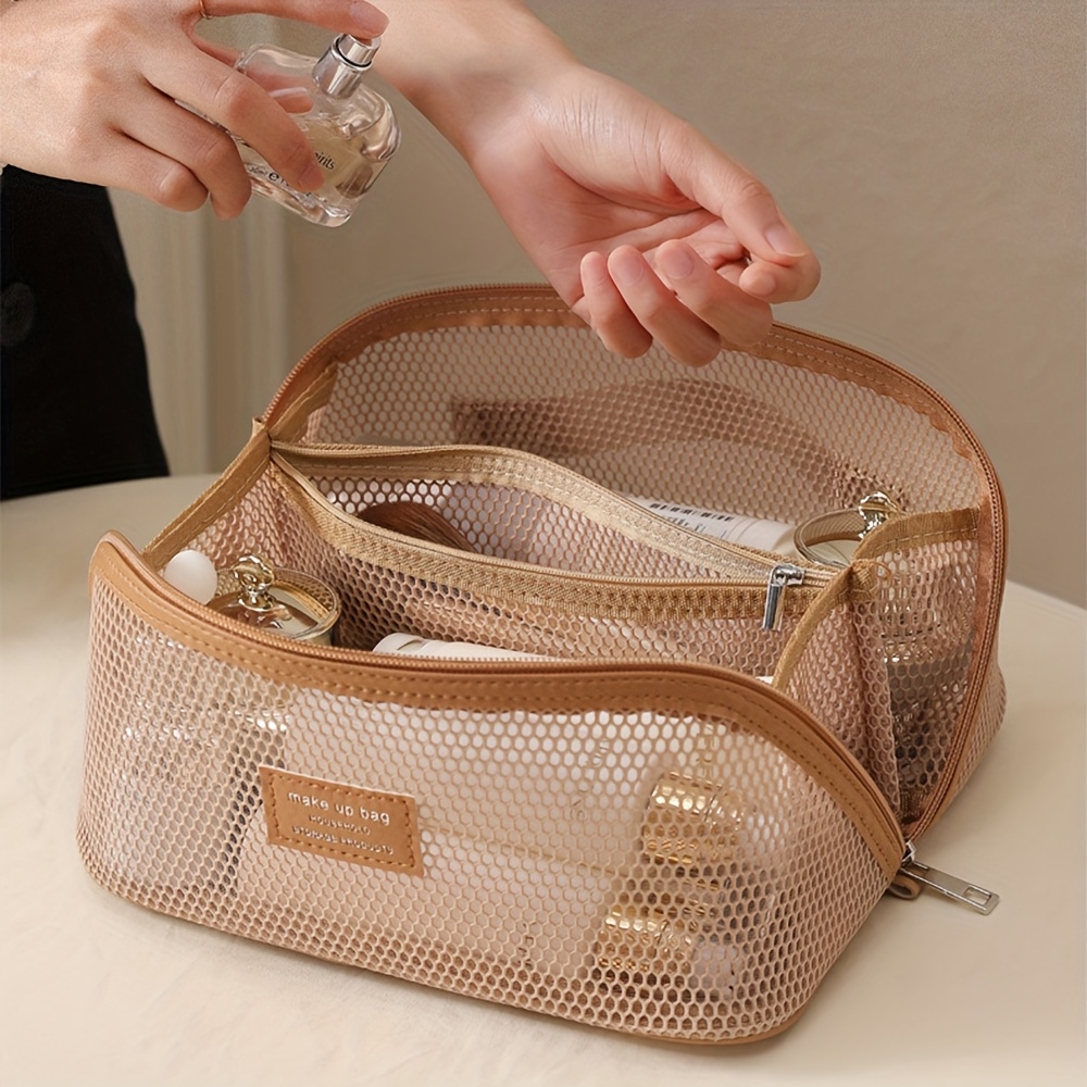 Luxury Ziploc Bags - Makeup Organizer Female Toiletry Kit Bag