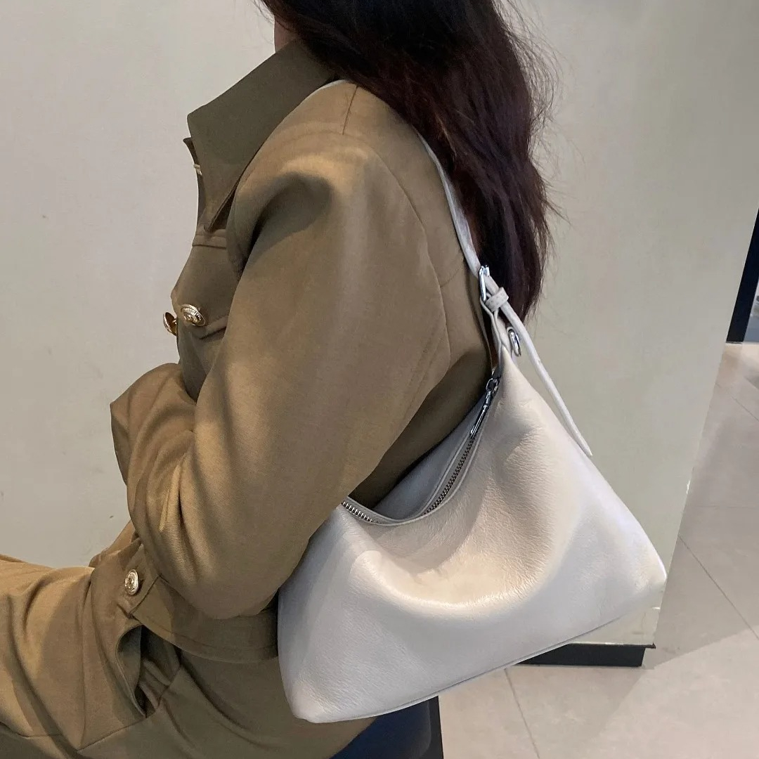 Luxury Ziploc Bags - 2025 Luxury Full-Grain Leather Crossbody Bag