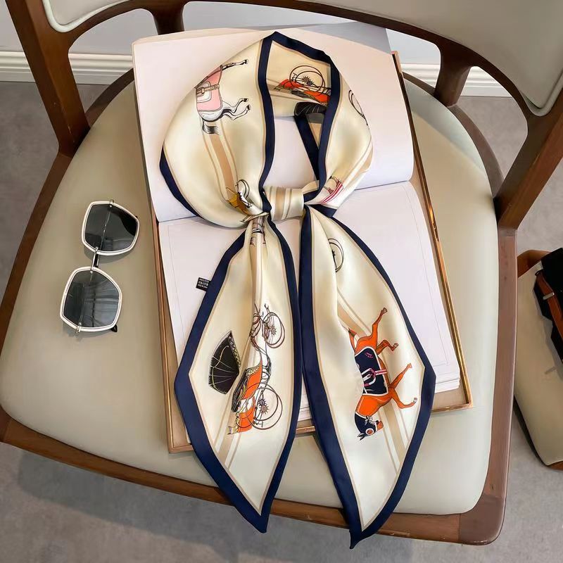 Luxury Bags Design - Luxury Design Silk Skinny Headwear Scarf