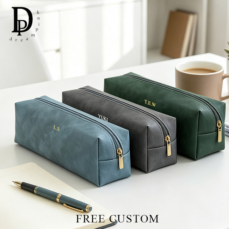 Luxury Bags In China Wholesale - Vintage PU Leather Custom Initials Pen