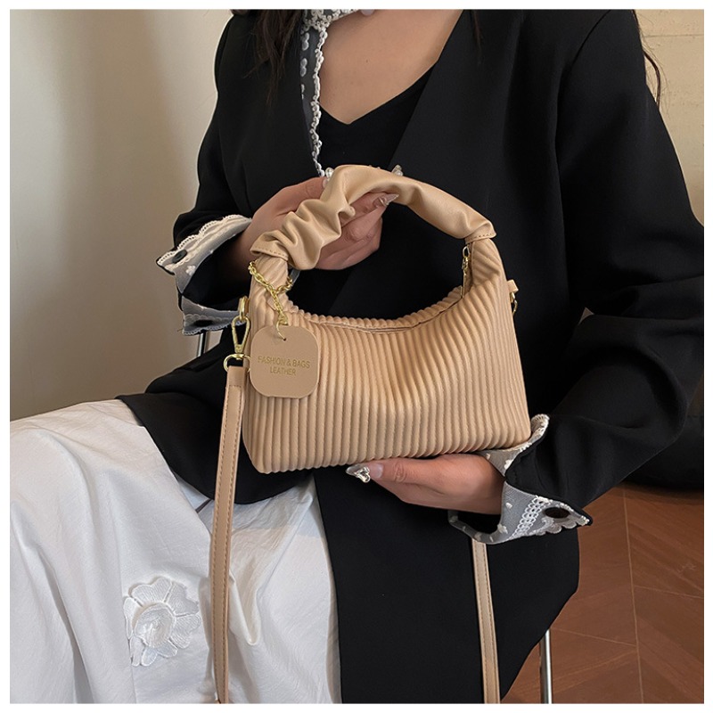 Fashion Pleated Hobo Crossbody - огляд і ціна Luxury Bags White