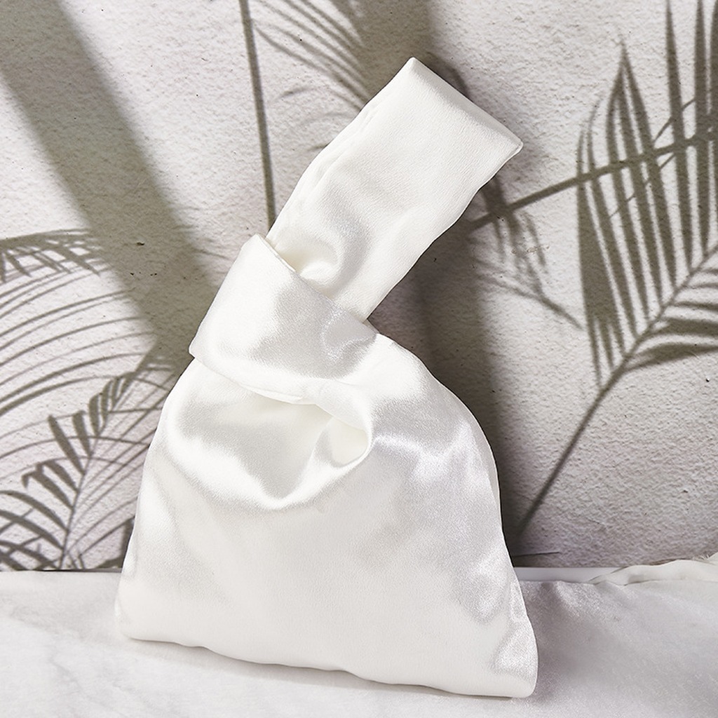 Women Silk Satin Knot Wrist Ba - огляд і ціна Luxury Bags Consignment