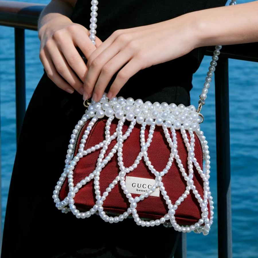 Gucci Gucci’s bag Red Mini Pea - огляд і ціна Luxury Bags Gucci