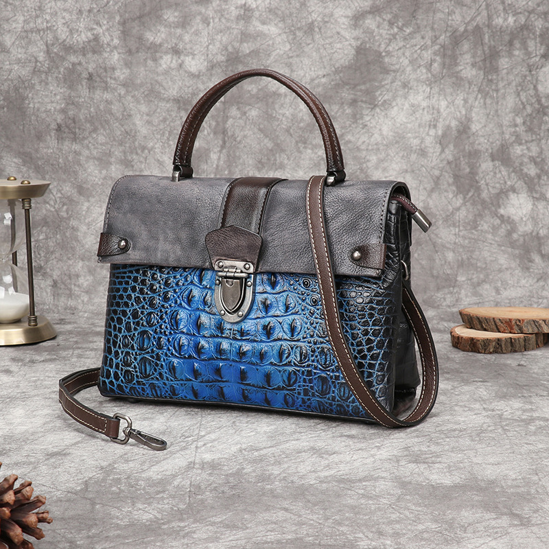 Johnature Retro Alligator Patt - огляд і ціна Luxury Bags Hand Painted