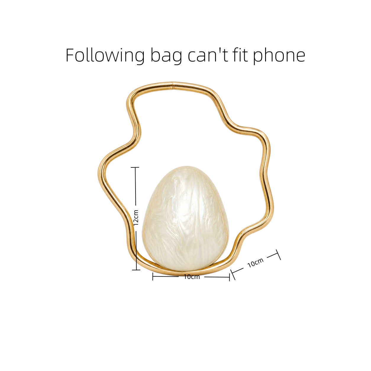 Women mini Acrylic Egg Bag Cut - огляд і ціна Luxury Bags Collection