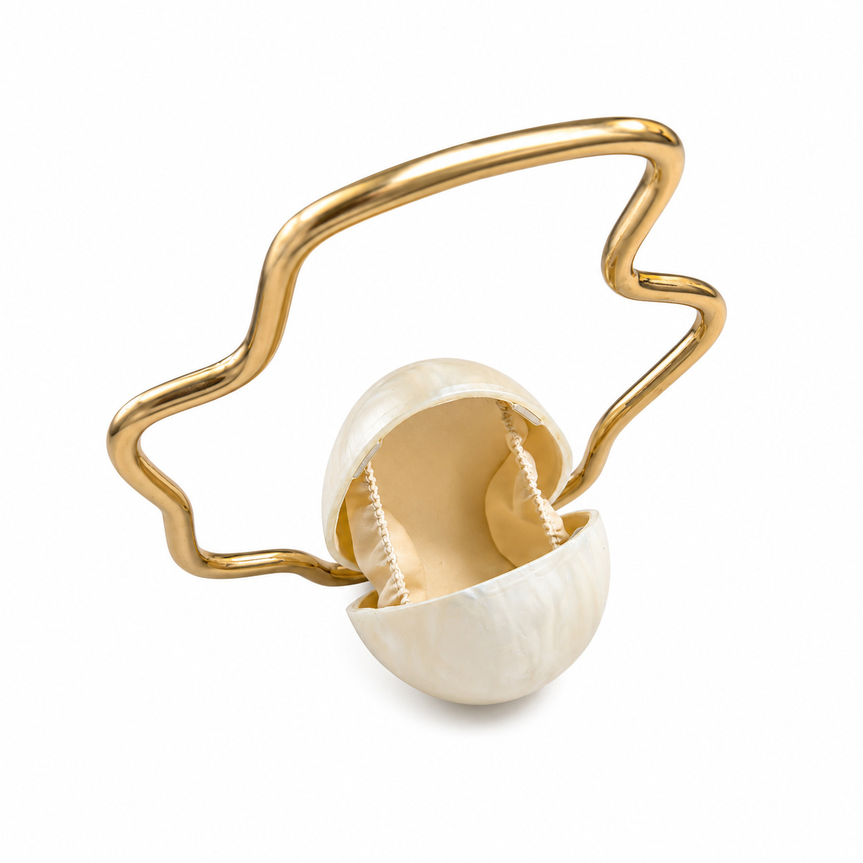 Women mini Acrylic Egg Bag Cut - огляд і ціна Luxury Bags Collection