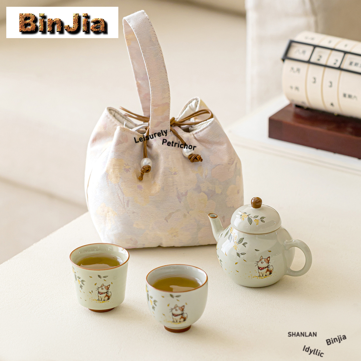 Hand Painted Osmanthus Kitten  - огляд і ціна Luxury Bags Hand Painted