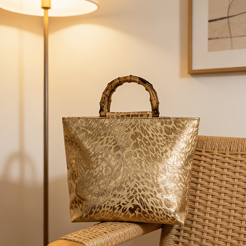 Light luxury metallic gold jac - огляд і ціна Luxury Bags Collection