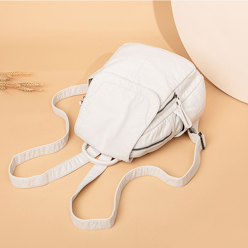 Women's Backpack White Washed  - огляд і ціна Luxury Bags White