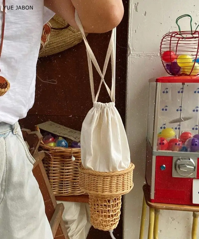 Ice Cream Design Woven Bag Swe - огляд і ціна Luxury Bags Korea