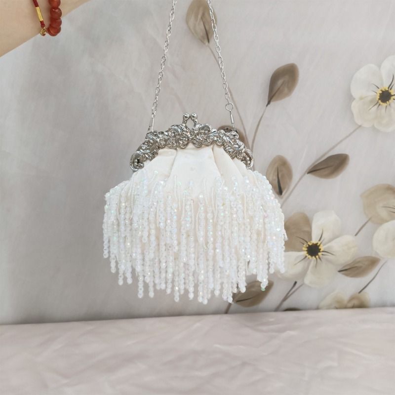 Elegant Bride Bags Vintage Tas - огляд і ціна Luxury Bags White