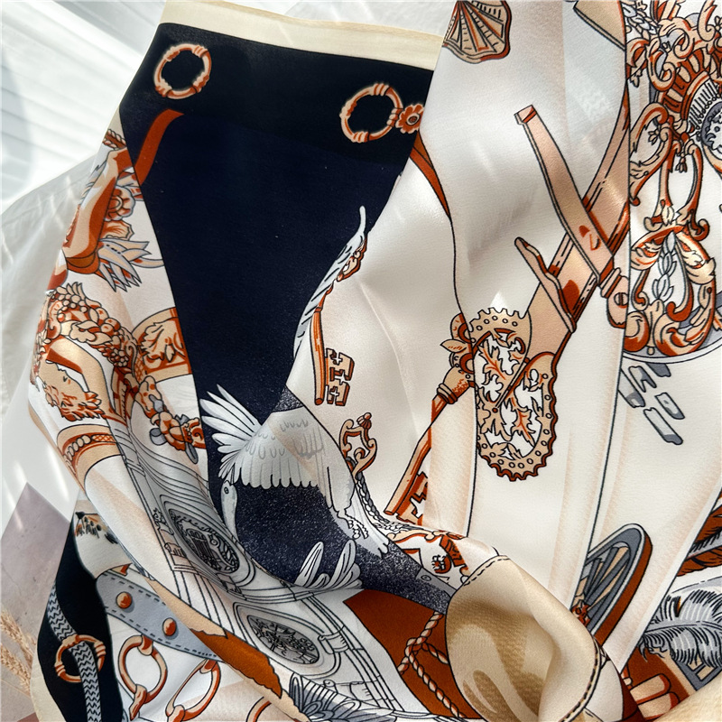 Summer Silk Scarf Women Soft S - огляд і ціна Luxury Bags Design