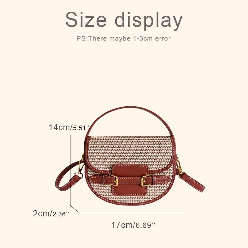 England Style Mini Straw Saddl - огляд і ціна Luxury Bags Design