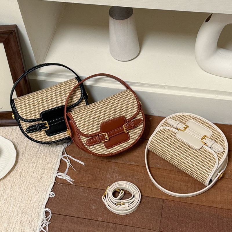 England Style Mini Straw Saddl - огляд і ціна Luxury Bags Design