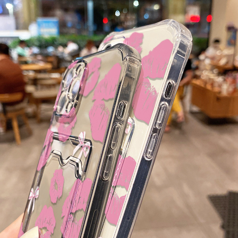 Sexy Lips Card Holder Clear Ph - огляд і ціна Luxury Bags In Store